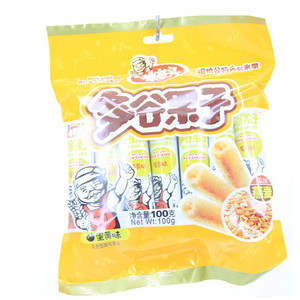 米老头多谷果子粗粮谷物夹心米果（蛋黄味）