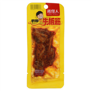 鄉俚人手撕牛板筋(麻辣味)