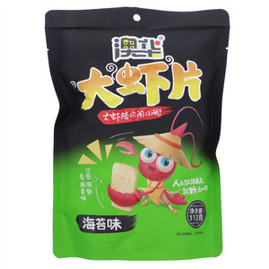 澳华海苔味大虾片