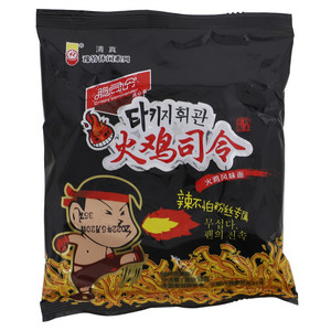 豫竹休闲系列火鸡风味油炸方便面（干吃面）