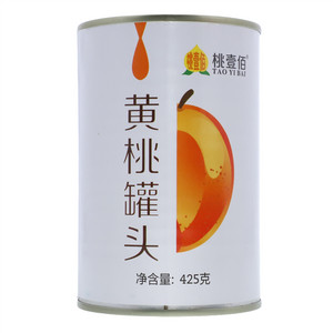 桃壹佰糖水黄桃罐头