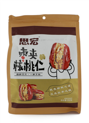 思宏枣夹核桃仁252g