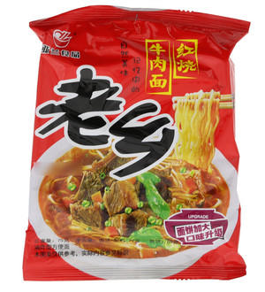亚兰食品红烧牛肉面