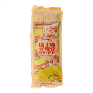 200克达利园瑞士卷橙汁味