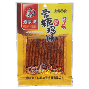 鸿旺爱辣素鸡筋（挤压糕点）