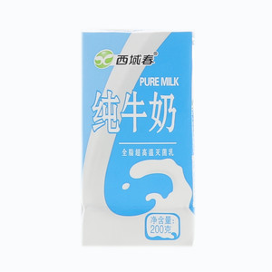 西域春蓝砖纯牛奶