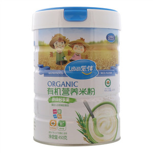 达维尼乐伴铁锌钙苹果有机营养米粉