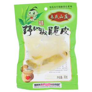 朱氏山庄  朱氏山庄泡椒猪皮系列  野山椒脆皮