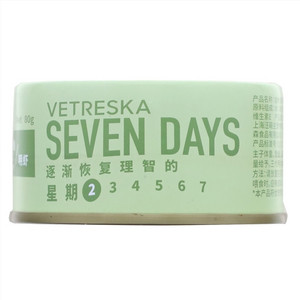 VETRESKA未卡金枪鱼 明虾七天心情猫罐头