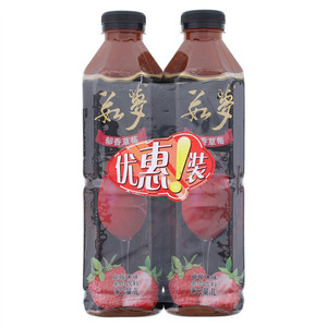茹梦草莓口味果肉饮料优惠装