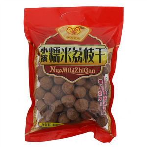 亲友小核糯米荔枝干450克