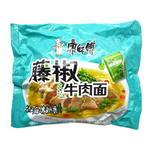 康师傅藤椒牛肉面