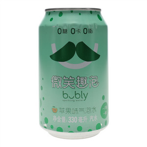 微笑趣泡苹果味气泡水