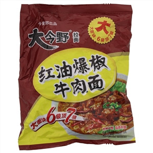 大東三福红油爆椒牛肉面