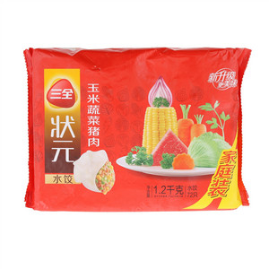 三全状元玉米蔬菜猪肉水饺