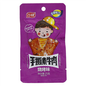 谷健手撕素牛肉（烧烤味）