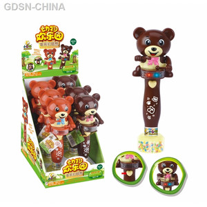 动物欢乐园音乐打鼓熊玩具糖