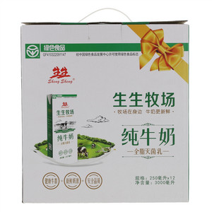 生生纯牛奶