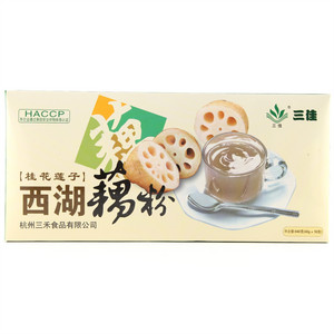 三佳桂花莲子西湖藕粉（盒）640g