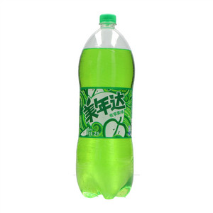 美年达青苹果味果味型汽水
