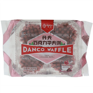 丹夫红玫瑰巧克力味巧克力华夫饼