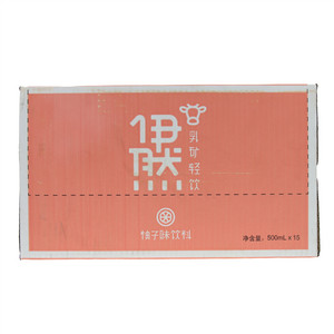 伊利伊然乳矿轻饮柚子味零脂肪低糖饮料