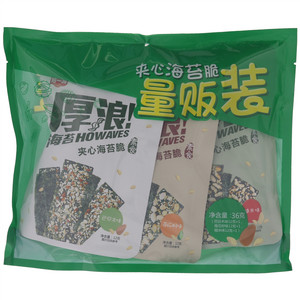阿一波厚浪混合口味夹心海苔脆