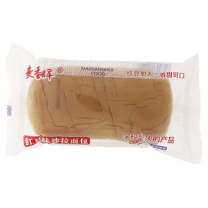 麦香辉红豆味沙拉面包