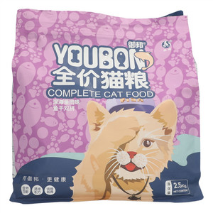 御邦深海鱼肉味鱼干双拼全价猫粮