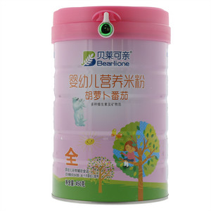 贝莱可亲胡萝卜番茄婴幼儿营养米粉