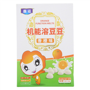 嘉滋香橙味机能溶豆豆