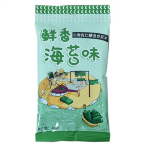 鲜香海苔味小食良仁精选巴旦木