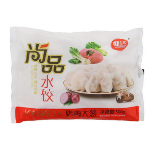 慷达尚品猪肉大葱水饺