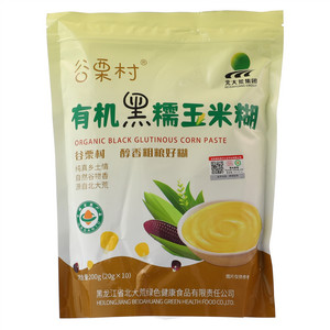 北大荒谷栗村有机黑糯玉米糊