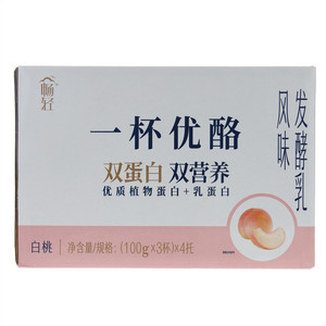 伊利畅轻白桃一杯优酪风味发酵乳