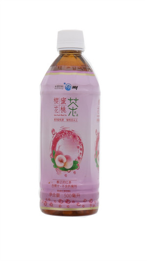 米源饮料樱花蜜桃茶500ml
