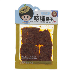 巧妹子烧烤味吱溜豆干