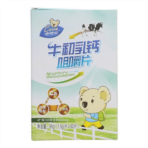 嘤嘤嗳牛初乳钙咀嚼片压片糖果