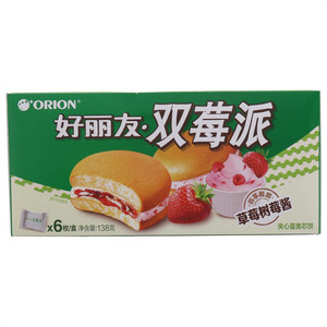 好丽友·双莓派 夹心蛋类饼饼138g