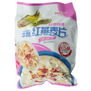 红枣玫瑰牛奶红燕麦片（添加木糖醇）