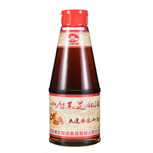 小蜜蜂小磨黑芝麻油