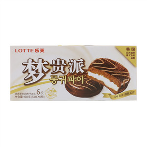 乐天梦贵派巧克力夹心蛋糕
