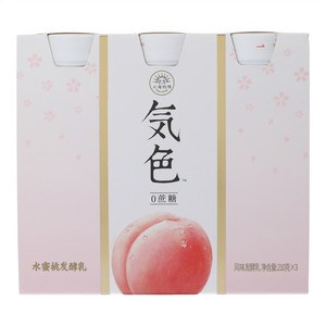 北海牧场気色0蔗糖 水蜜桃风味发酵乳