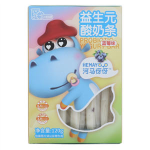 河马伢伢益生元酸奶条（蓝莓味）