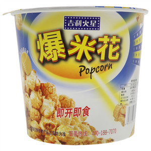 吉利火星奶油香甜口味爆米花130克
