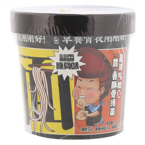 暗黑之神蒜香豚骨味小碗面