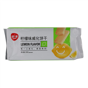 润之家柠檬味威化饼干