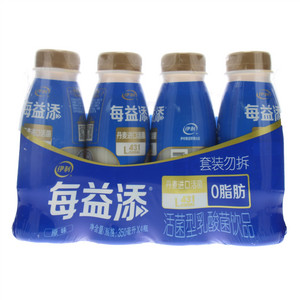 伊利每益添原味活菌型乳酸菌饮品