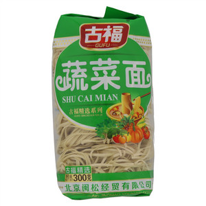 古福手排蔬菜面300g