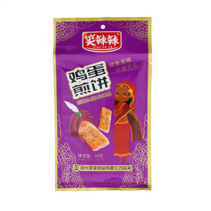 笑辣辣鸡蛋煎饼（调味面制品）